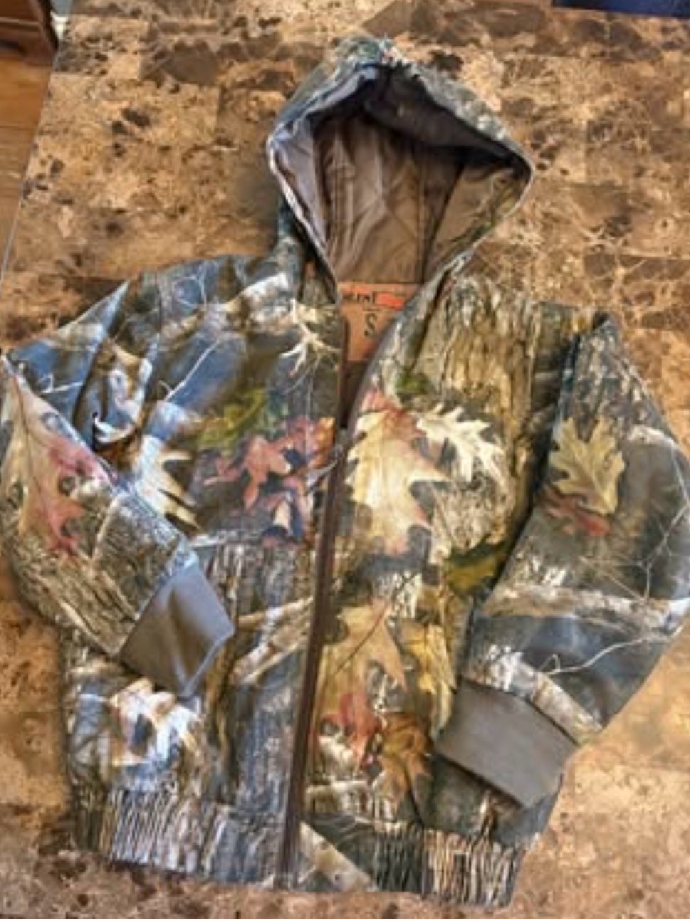 RedHead Boys Camo Hooded Jacket - small